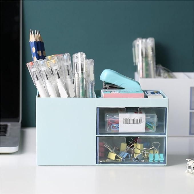 Pencil Holder Simple Multifunctional Desktop Storage Box Drawer Storage Box Cosmetics Storage